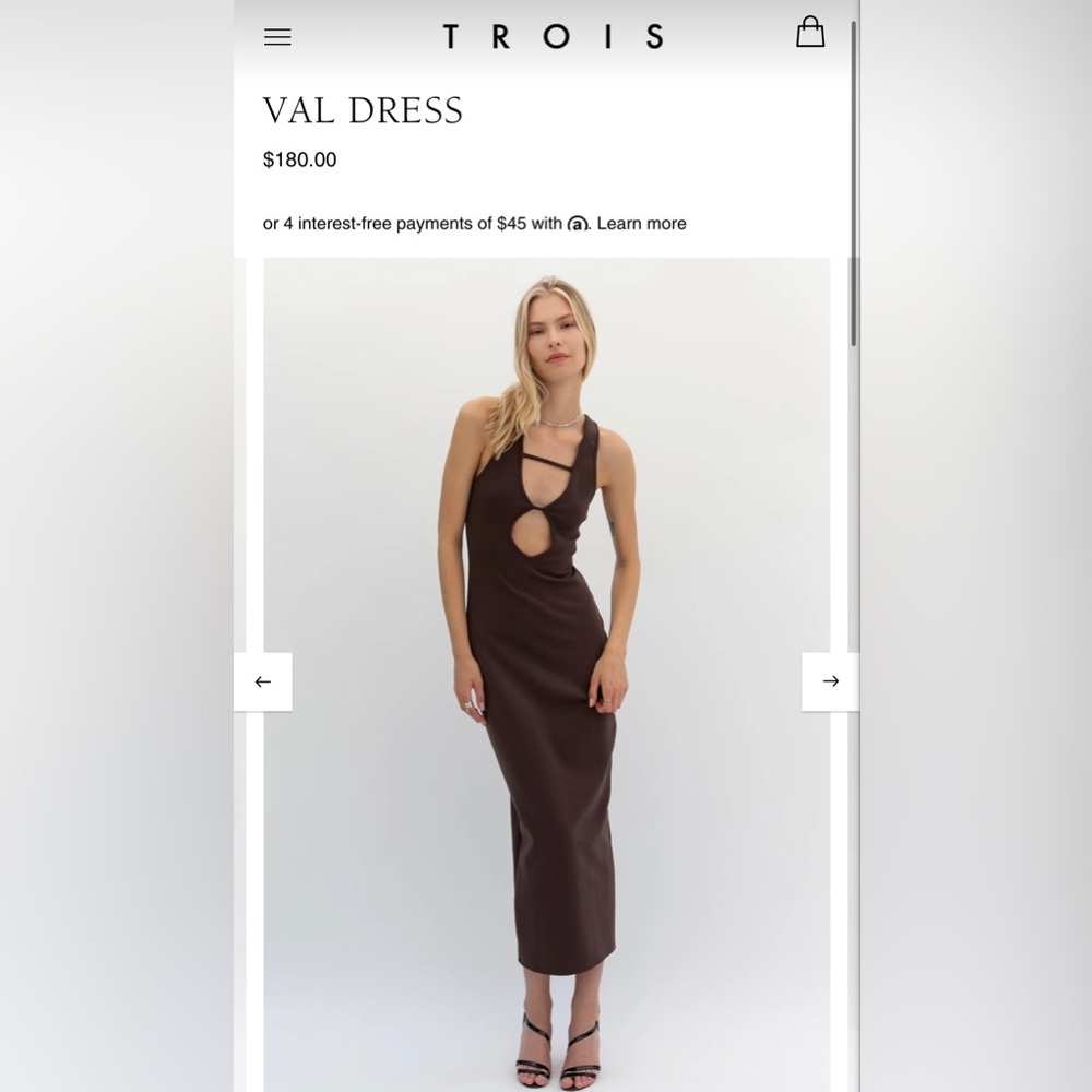 TROIS - VAL DRESS - SIZE 0